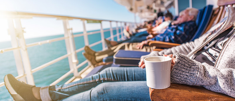 Cruise Passengers Relaxing